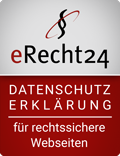 eRecht24 Dateenschutzerklärung für rechtssichere Webseiten
